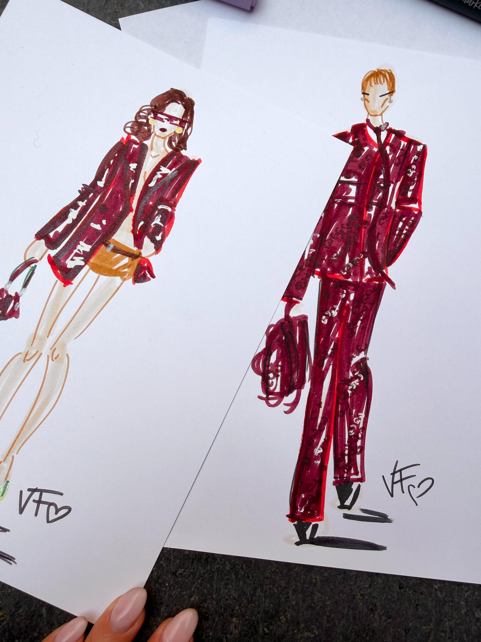 Valentina Festa | Fashion illustrator & Live Sketcher