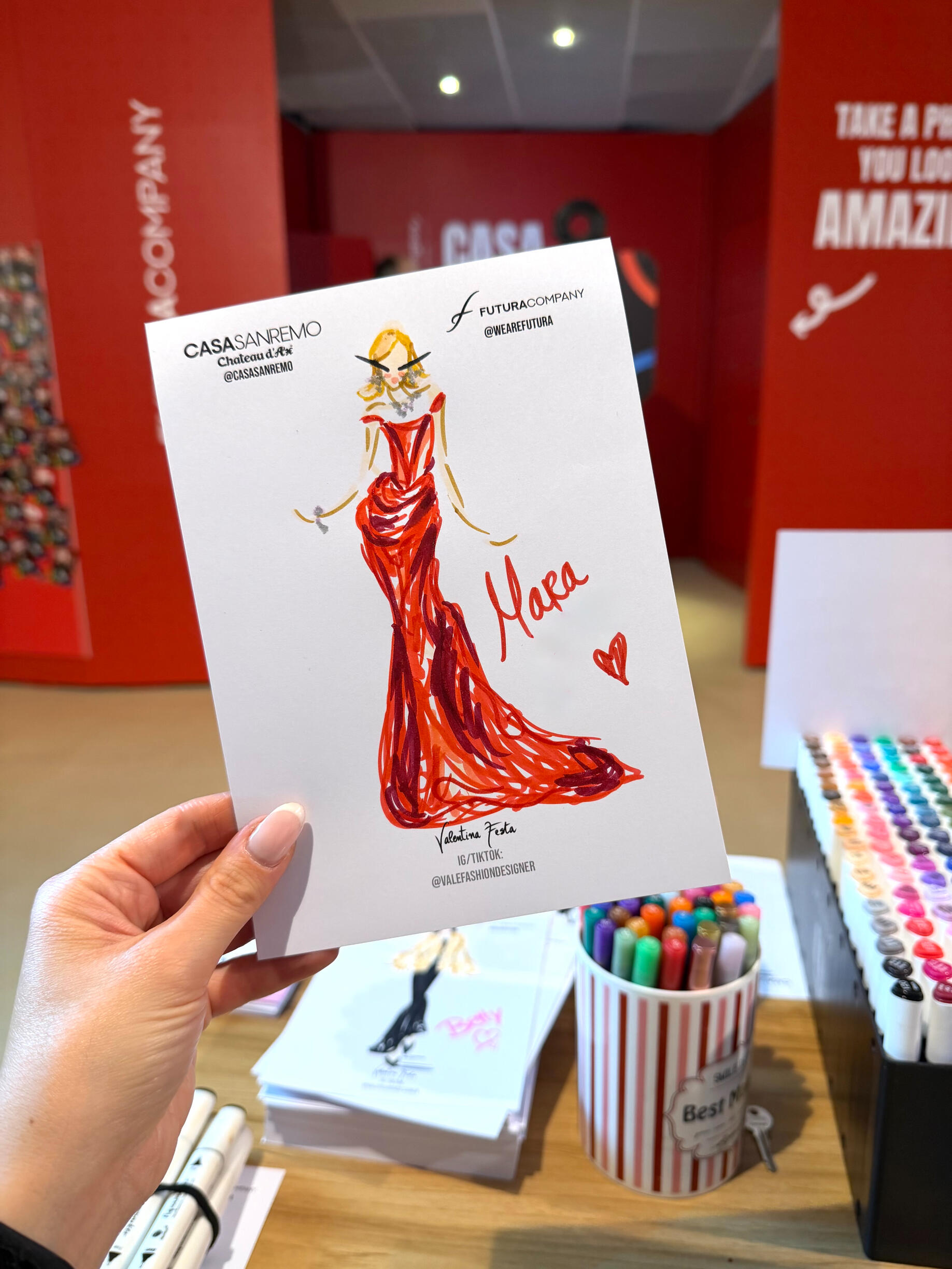 Valentina Festa | Fashion illustrator & Live Sketcher