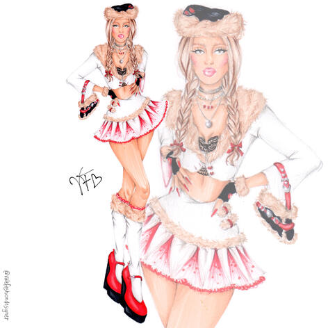 Valentina Festa | Fashion illustrator & Live Sketcher